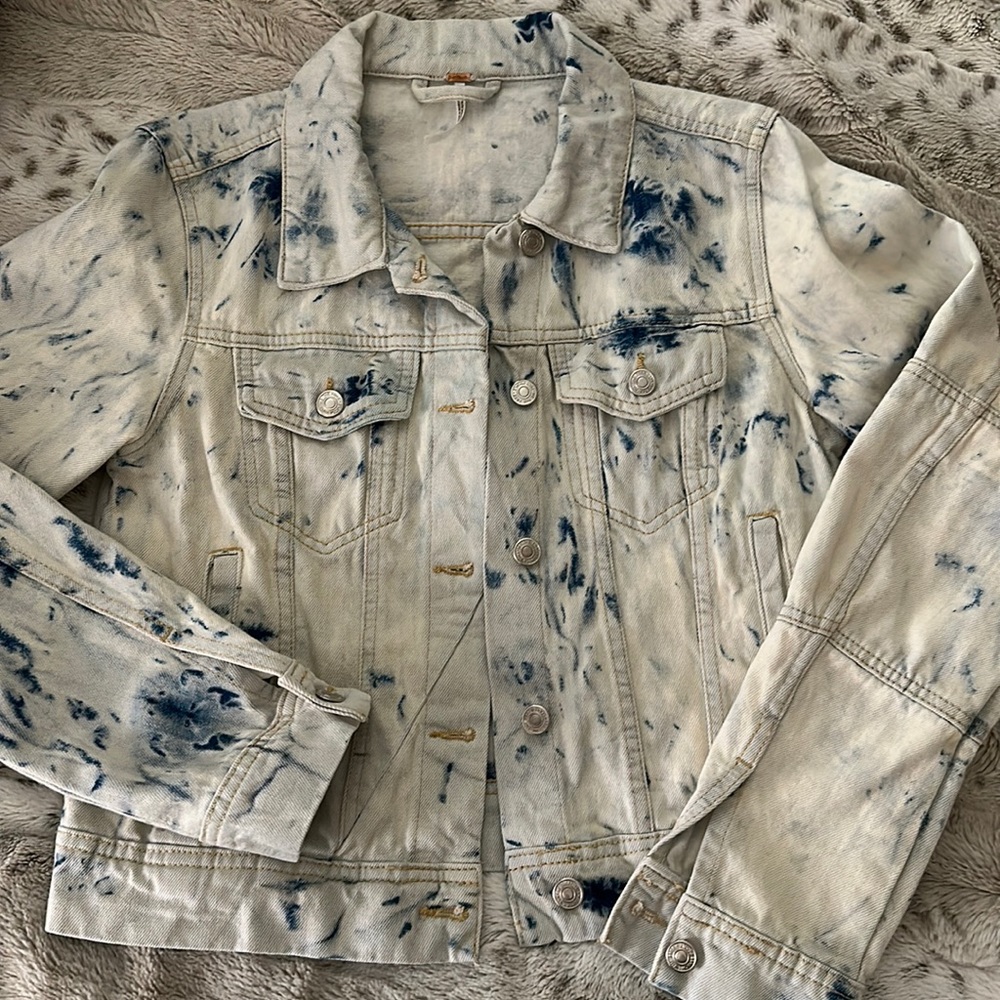Free People Acid Washed jacket